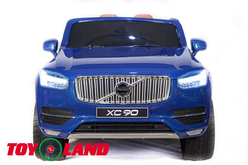 Электромобиль Джип Volvo XC 90, синий  